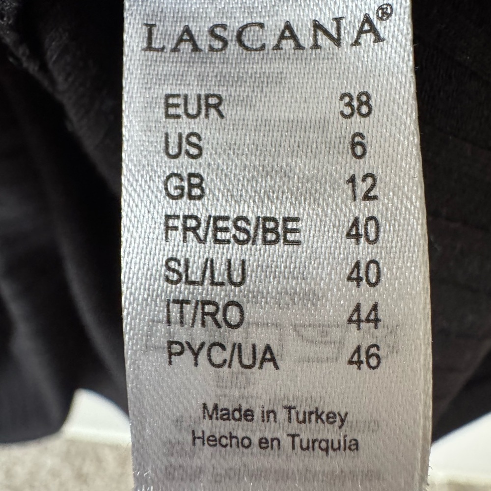 Lascana black ribbed knit midi dress - Picture 5 of 8